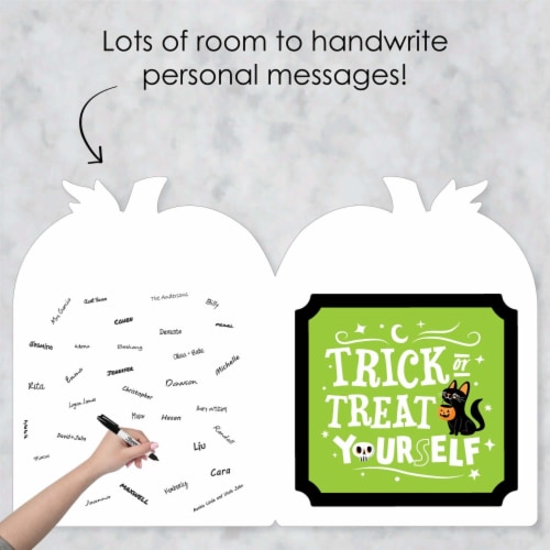 Big Dot of Happiness Jack-O'-Lantern Halloween - Kids Giant Greeting Card - Jumborific Card Perspective: top