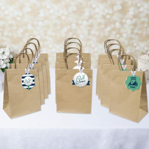 Big Dot of Happiness Par-Tee Time - Golf - Assorted Hanging Favor Tags Gift Tag Toppers 12 Ct Perspective: top