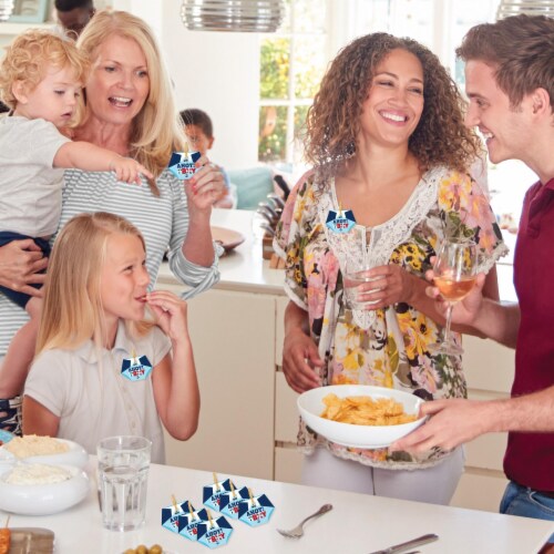 Big Dot of Happiness Ahoy Its a Boy Baby Shower Conversation Starter 2-in-1 Dirty Diaper Game Perspective: top