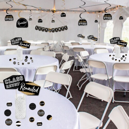 Big Dot of Happiness Reunited School Class Reunion Supplies Kit Decor Galore Party Pack 51 Pc Perspective: top