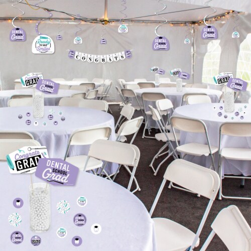 Big Dot of Happiness Dental School Grad - Party Supplies Kit Decor Galore Party Pack - 51 Pc Perspective: top