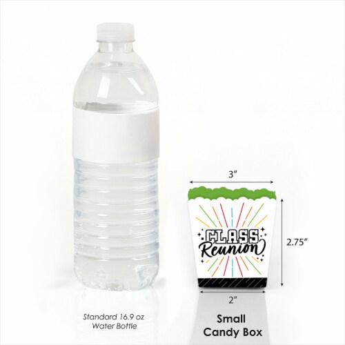 Big Dot of Happiness Still Got Class Mini Favor School Reunion Party Treat Candy Boxes 12 Ct Perspective: top