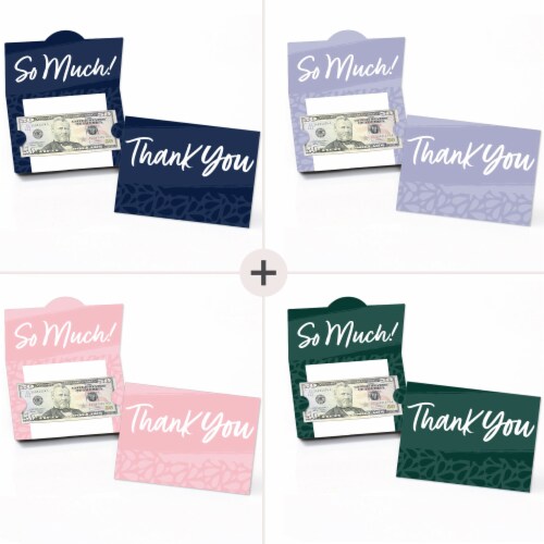 Big Dot of Happiness Assorted Elegantly Simple Guest Party Favors Money Gift Card Holders 8Ct Perspective: top