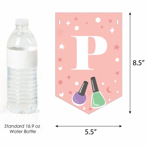 Big Dot of Happiness Pajama Slumber Party -  Birthday Party Bunting Banner Decorations Perspective: top