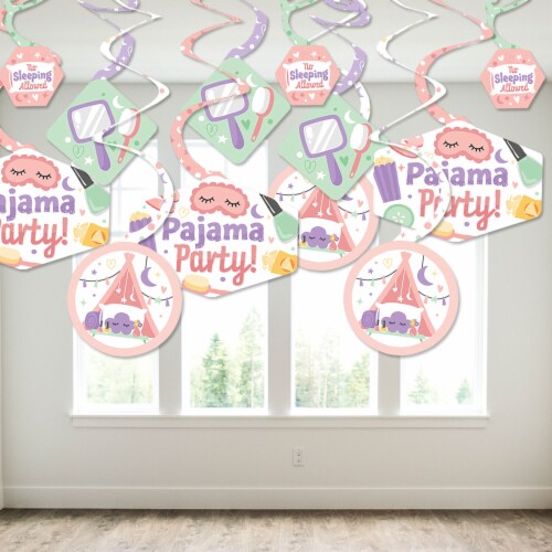 Pajama Slumber Party - Girls Sleepover Birthday Party Centerpiece