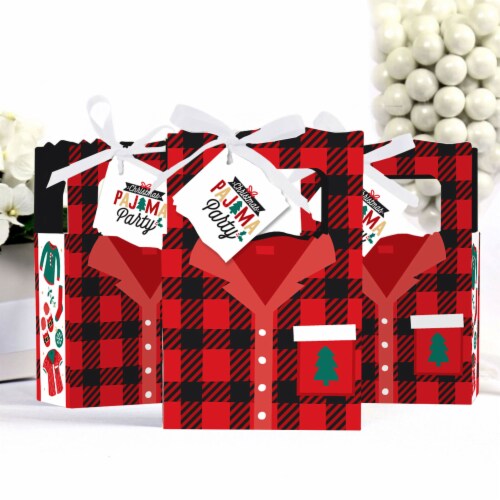 Big Dot of Happiness Christmas Pajamas Holiday Plaid PJ Party