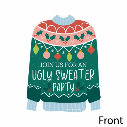 Big Dot Of Happiness Ugly Sweater - Holiday And Christmas Party