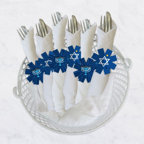Hanukkah napkin rings deals