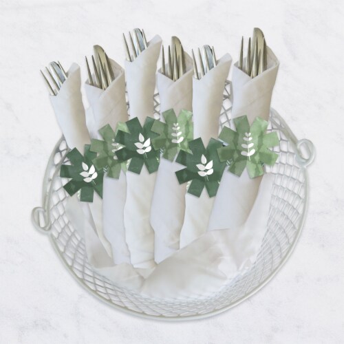 Greenery napkin rings discount