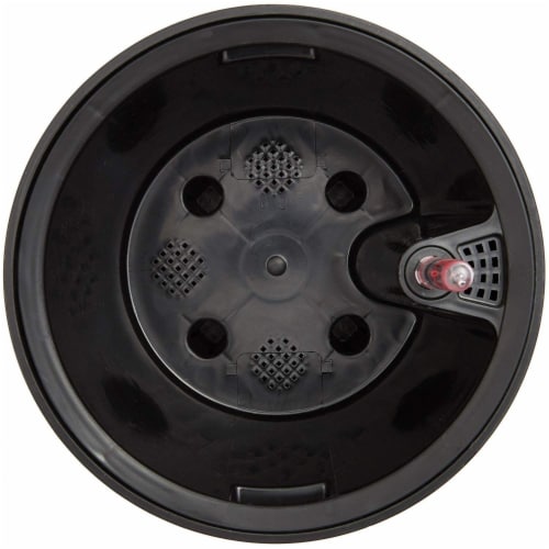 Pack Round Self Watering Pot Planter with Water Level Indicator, 8x8.5", Black Perspective: top