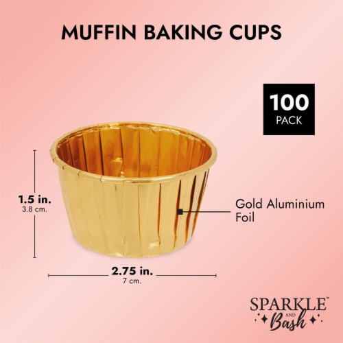 50x Mini Cupcake Muffin Liners Wrappers Paper Baking Cups for Birthday,  Wedding, PACK - Kroger