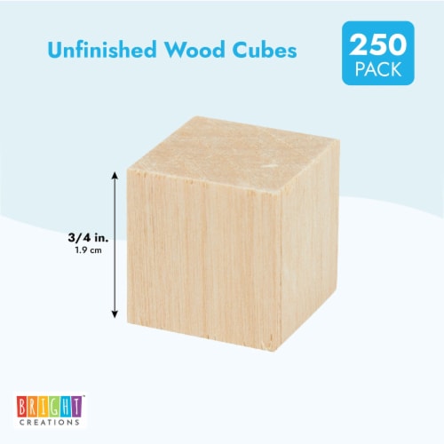 Unfinished wood cubes hot sale