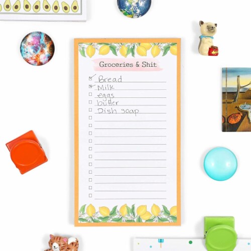 Magnetic to do list notepads grocery lists for fridge 4 25 x 7 5 in