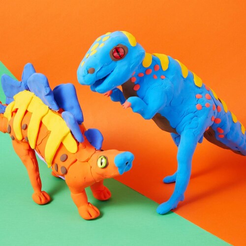 Air Dry Modeling Clay Kit for Kids, Build Your Own Dinosaur, T-Rex,  Stegosaurus, PACK - Kroger