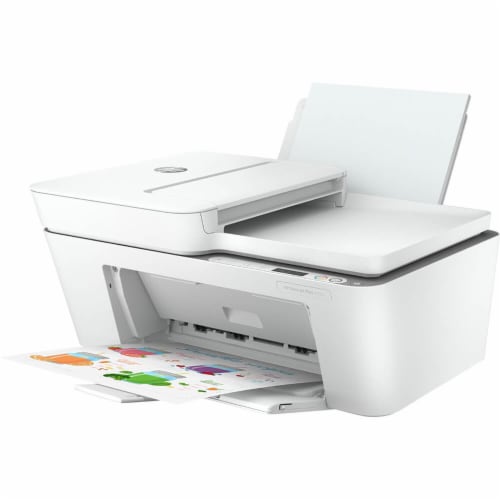 HP DESKJET PLUS 4155 AIO PRINTER WHITE Perspective: top