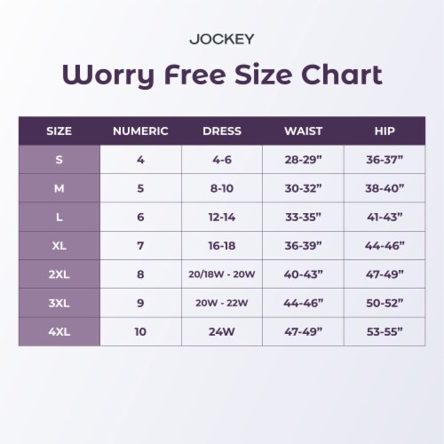 Jockey Worry Free Heavy Absorbency Brief Perspective: top