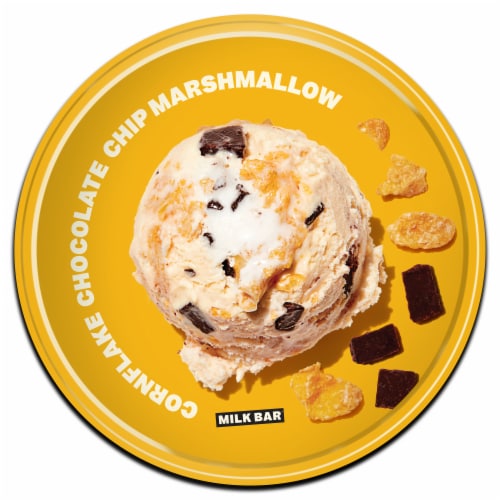 Milk Bar® Cornflake Chocolate Chip Marshmallow Ice Cream Perspective: top