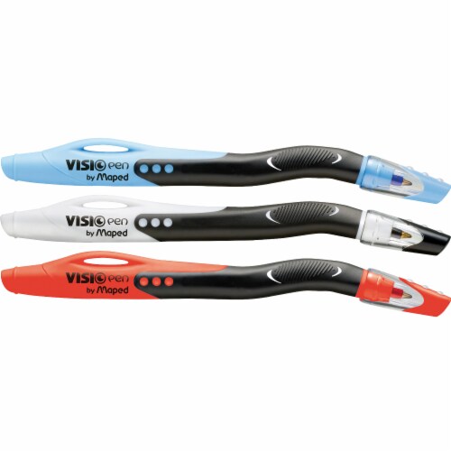 Maped Visio Pen BallPoint For Lefties, 3 Per Pack, 3 Packs, 9 Count