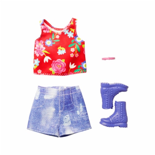 Mattel Barbie® Fashion Pack of Doll Clothes and Accessories Perspective: top