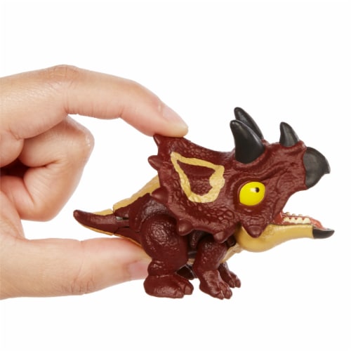 Mattel® Jurassic World Camp Cretaceous Triceratops Action Figure Perspective: top
