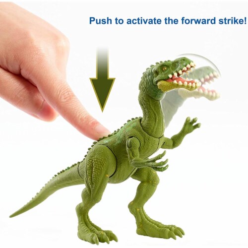 Jurassic World Masiakasaurus Dinosaur Action Figure with Single Strike Feature Perspective: top