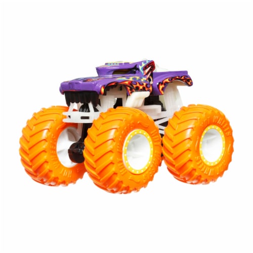 Mattel® Hot Wheels™ Glow In The Dark Midwest Madness Monster Trucks Vehicle Perspective: top