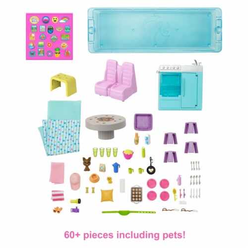Barbie Dreamcamper Vehicle Playset Perspective: top