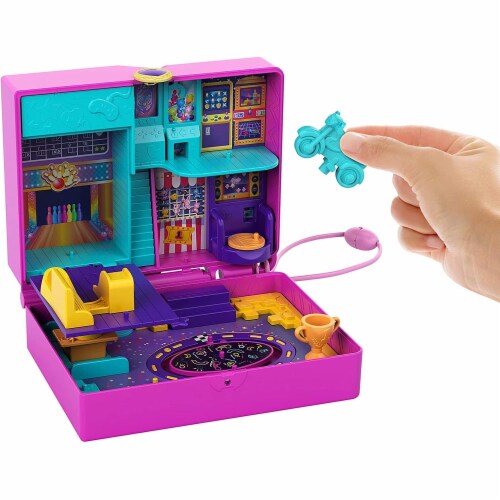 Polly Pocket Race & Rock Arcade Compact Perspective: top