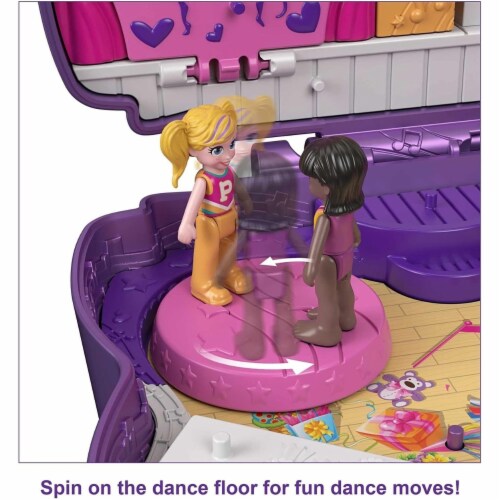 Polly Pocket Sparkle Stage Bow Compact Perspective: top