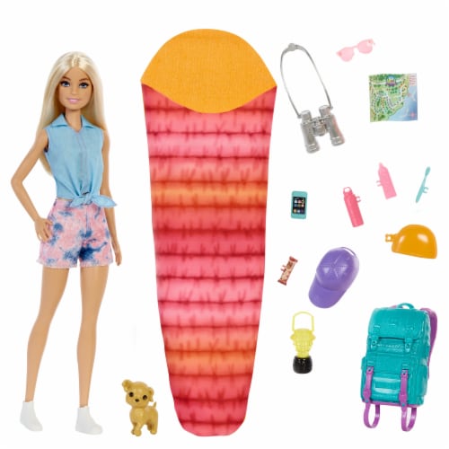 Mattel® Barbie® Camping Malibu Doll Perspective: top