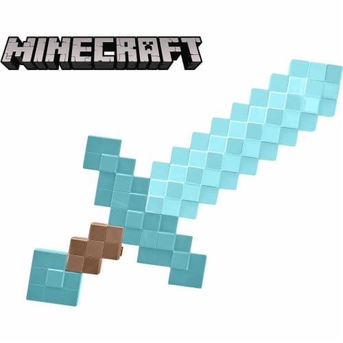 Minecraft Role-Play Accessory Collection, Child-Sized Sword, Collectible Gift Perspective: top