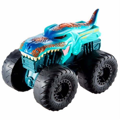 Mattel Hot Wheels® Monster Trucks Roarin Wreckers Mega Wrex Vehicle Perspective: top