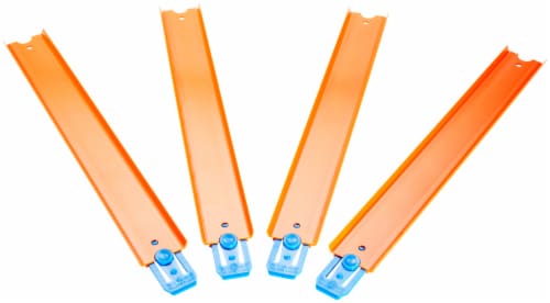 Hot Wheels Track Builder Unlimited Straight Track 90cm 3ft+ Orange Perspective: top