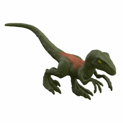 Mattel Jurassic World Velociraptor Toy Perspective: top