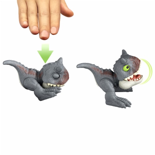 Mattel Jurassic World Uncaged™ Wild Pop Ups Carnotaurus Action Figure Perspective: top