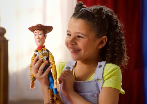 Mattel Disney Pixar Toy Story Roundup Fun Woody Figure Perspective: top