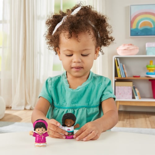 Fisher-Price® Barbie Sleepover Figure Set Little People Toys Perspective: top