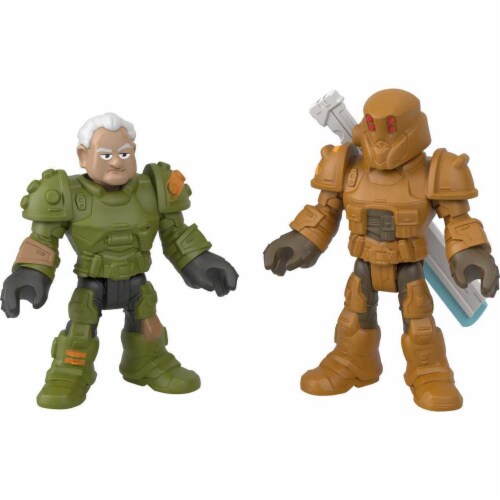Fisher-Price Imaginext Disney Pixar Lightyear Darby Steel Zap Patrol Action Figure Perspective: top