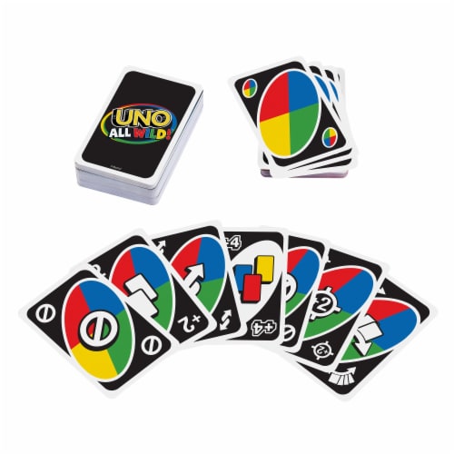 UNO All Wild™ Card Game Perspective: top