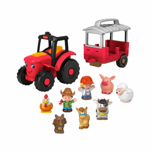 Fisher-Price® Little People Caring For Animals Tractor Gift Set Perspective: top