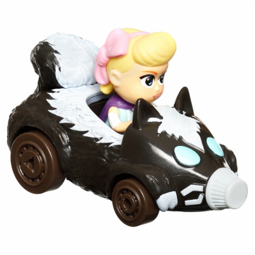 Mattel Hot Wheels® Bo Peep Skunk Car Toy Vehicle Perspective: top