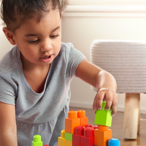 Mega Bloks® Let's Build It Toy Construction Set Perspective: top