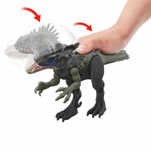 Mattel Jurassic World Wild Roar Dryptosaurus Dinosaur Figure Perspective: top
