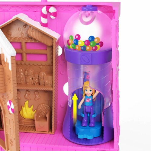 Mattel® Polly Pocket™ Pollyville™ Candy Store Perspective: top