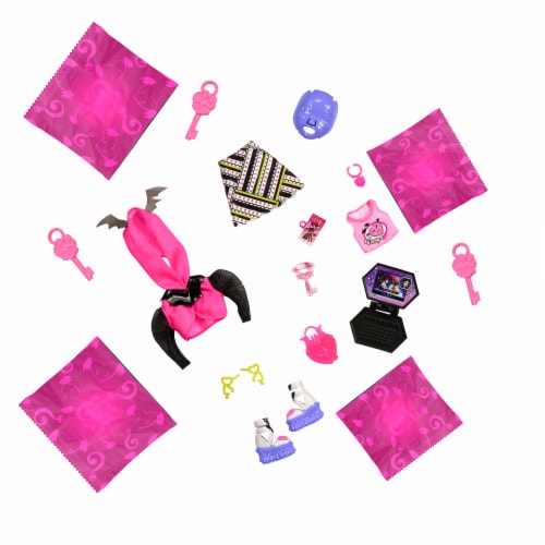 Mattel Monster High™ Skulltimate Secrets™ Neon Frights™ Draculaura™ Doll Perspective: top