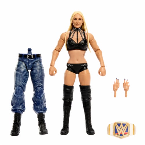 Mattel WWE Elite Collection Charlotte Flair SummerSlam Action Figure Perspective: top