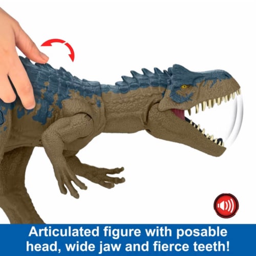 Mattel® Jurassic World Ruthless Rampage Allossaurus Perspective: top
