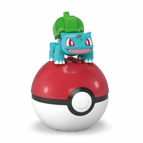 MEGA™ Pokemon™ Poke Ball Building Set - Bulbasaur Perspective: top