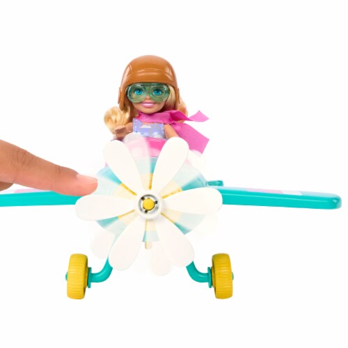 Mattel Barbie Chelsea Can Be Plane Doll and Playset Perspective: top