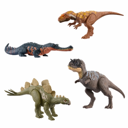 Mattel Jurassic World Wild Roar Hesperosaurus Dinosaur Figure Perspective: top